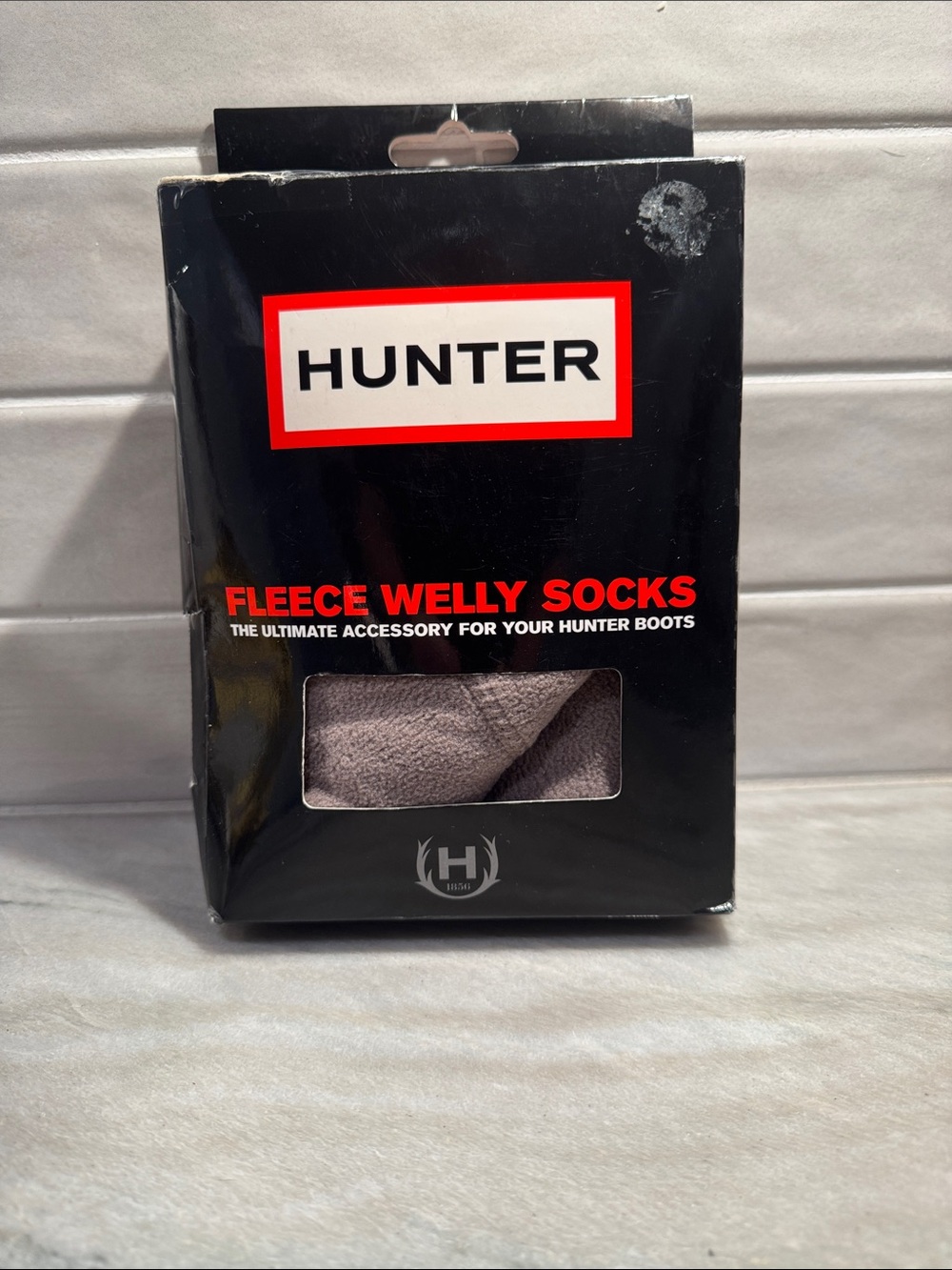 Hunter Fleece Welly Socks - Charcoal Sz: M / L NWOT